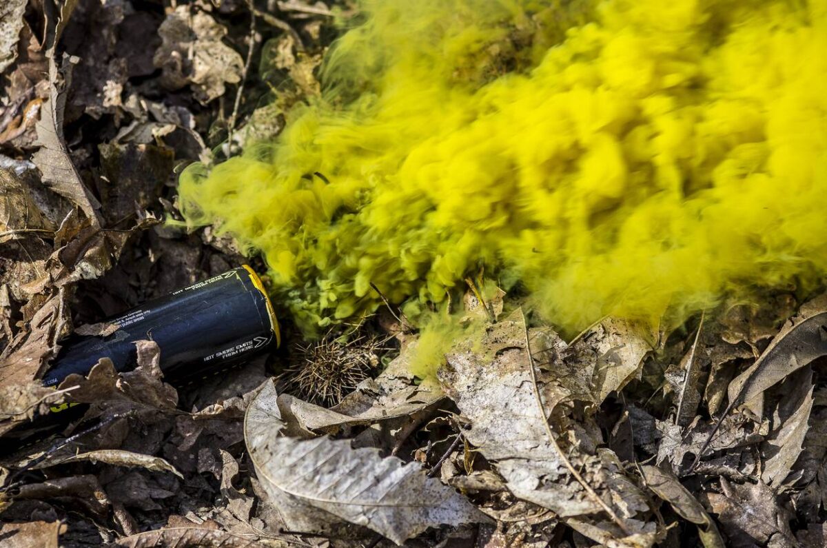 paintball, fumigènes à goupille